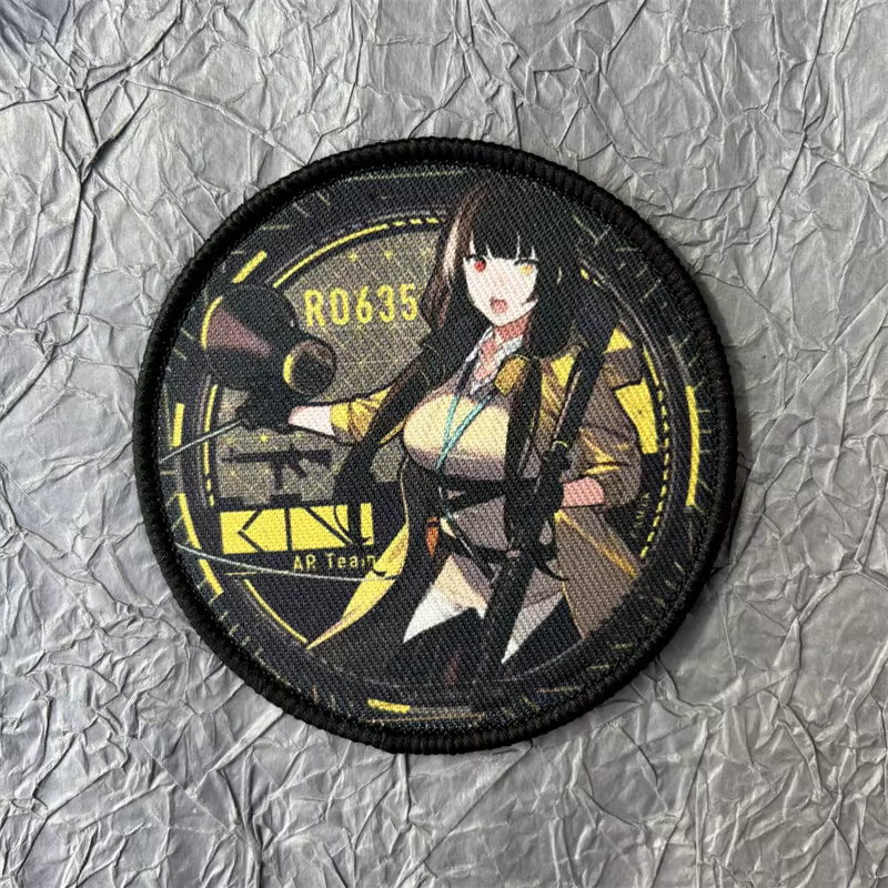 Parche táctico de velcro para mochila y brazalete – Diseño anime - imagen 2