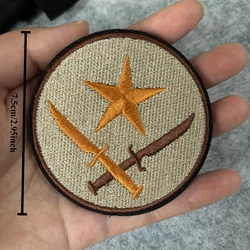 Parche táctico bordado Counter-Strike GO con gancho y bucle US