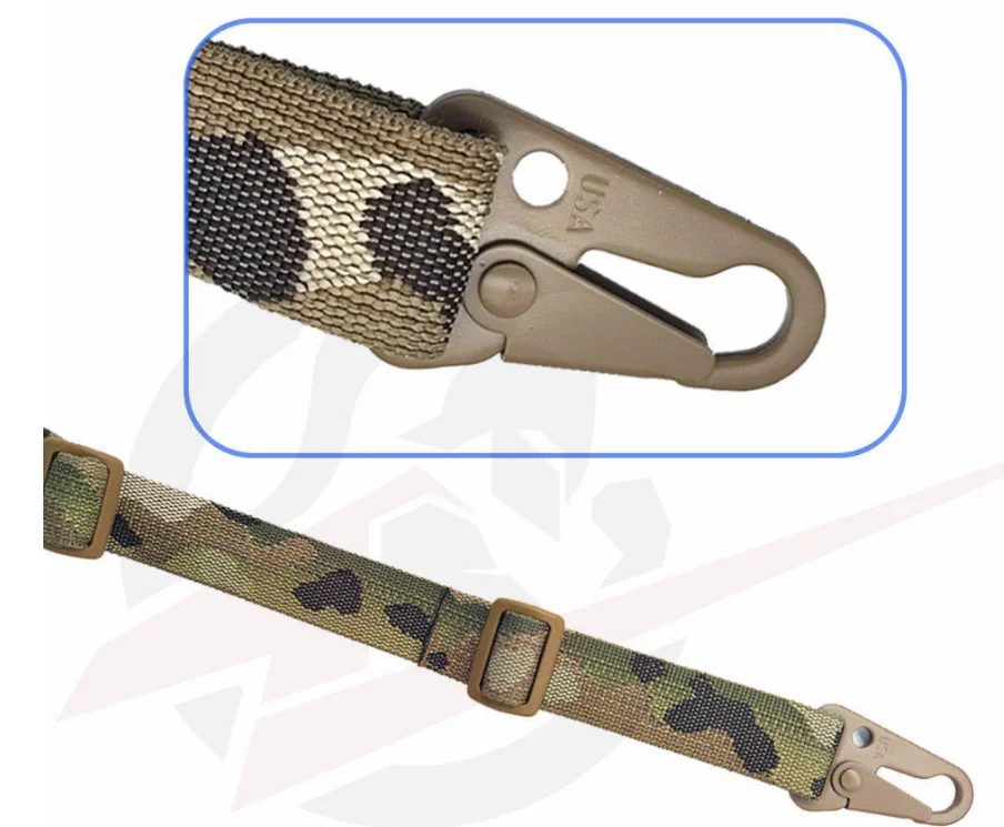 Correa táctica en uso para airsoft o caza