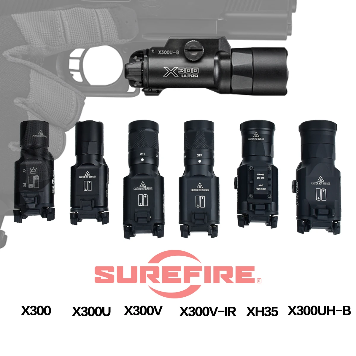 SureFire X300 Ultra linterna táctica LED con interruptor dual IR
