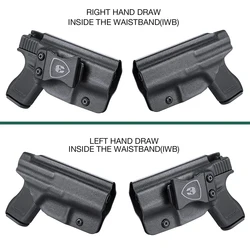 Funda Kydex IWB G42 oculta para dentro cintura zurdo diestro