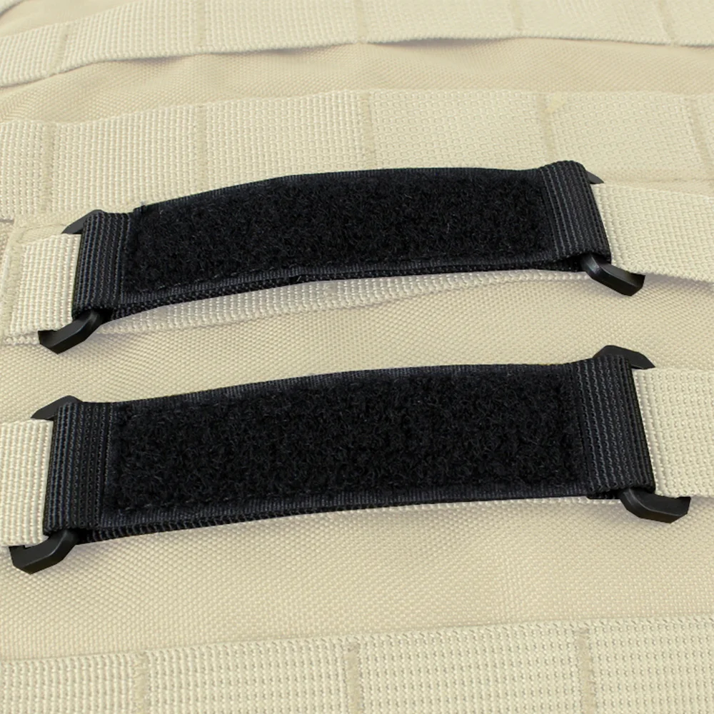 Panel de nailon negro mate con superficie de velcro para fixer parches