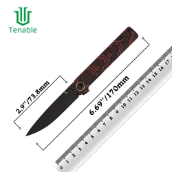 Cuchillo Tenable B2123 Kitpu Nitro-V Damasco G10 Ultem para camping