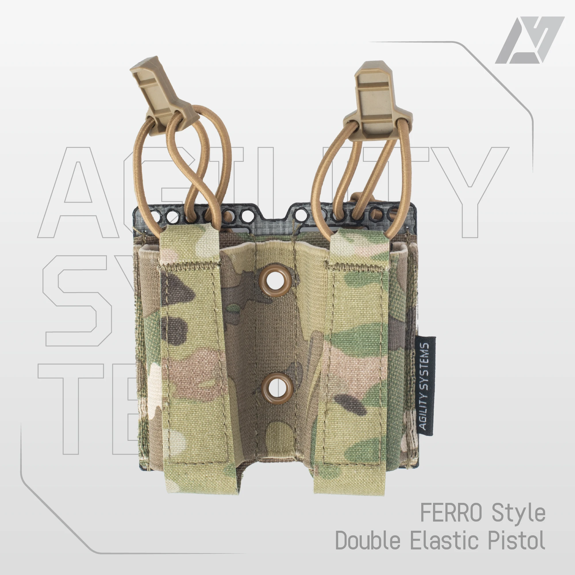 Portacargador doble MOLLE estilo Ferro para cinturón táctico - imagen 4