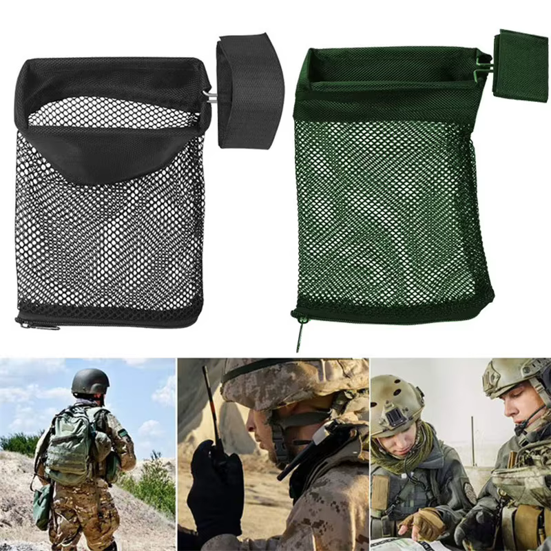 Bolsa recogida de vainas caza en malla resistente nailon negra - imagen 4