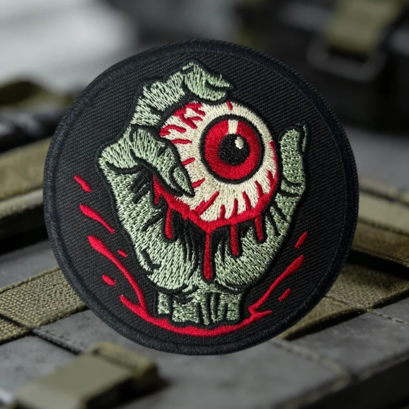 Parches de estilo terror para brazalete o chaleco