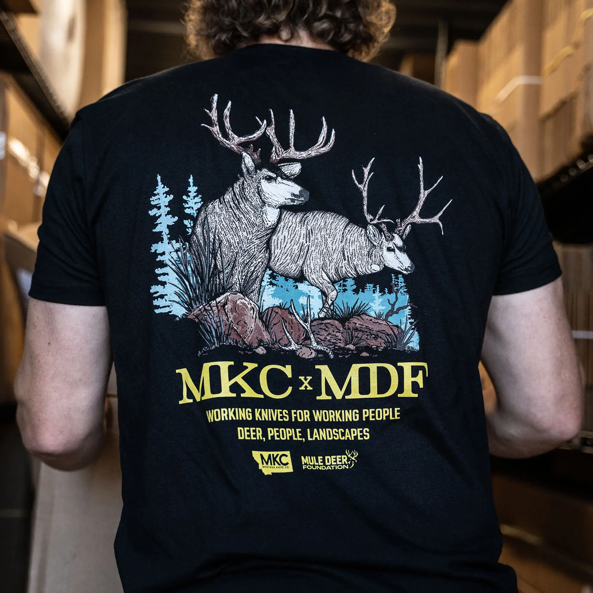 MKC Camiseta táctica unisex MULE DEER Foundation premium urbana - imagen 2