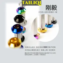 Tornillos Allen para amortiguadores traseros de bicicleta de titanio