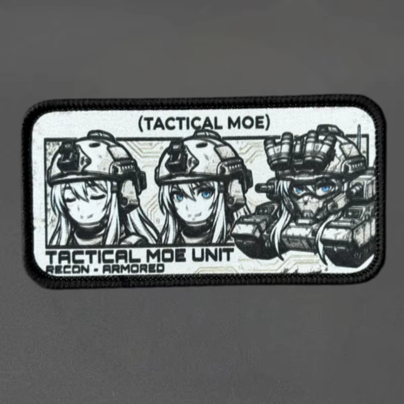 Parche velcro gancho y bucle anime en moto para chalecos tácticos - imagen 4
