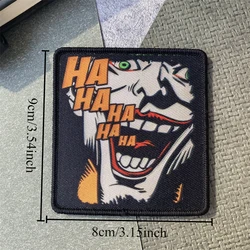 Parche moral táctico Hahahaha – Diseño impreso con velcro para mochila