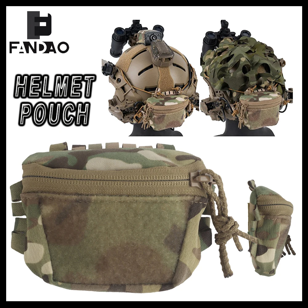 Bolsa trasera para casco FAST MK PJ – Organizador de baterías NVG - imagen 5