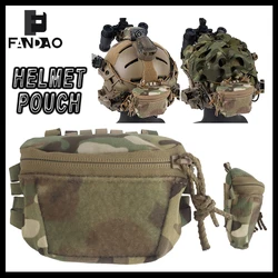 Bolsa trasera para casco FAST MK PJ – Organizador de baterías NVG