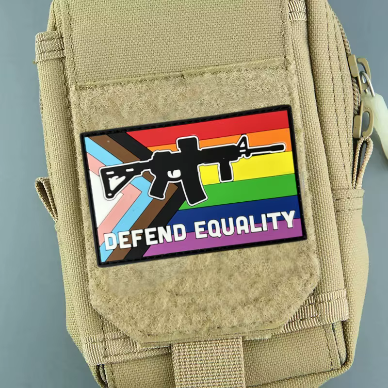Parche táctico 3D AR-15 en PVC para mochilas y chaquetas - imagen 3