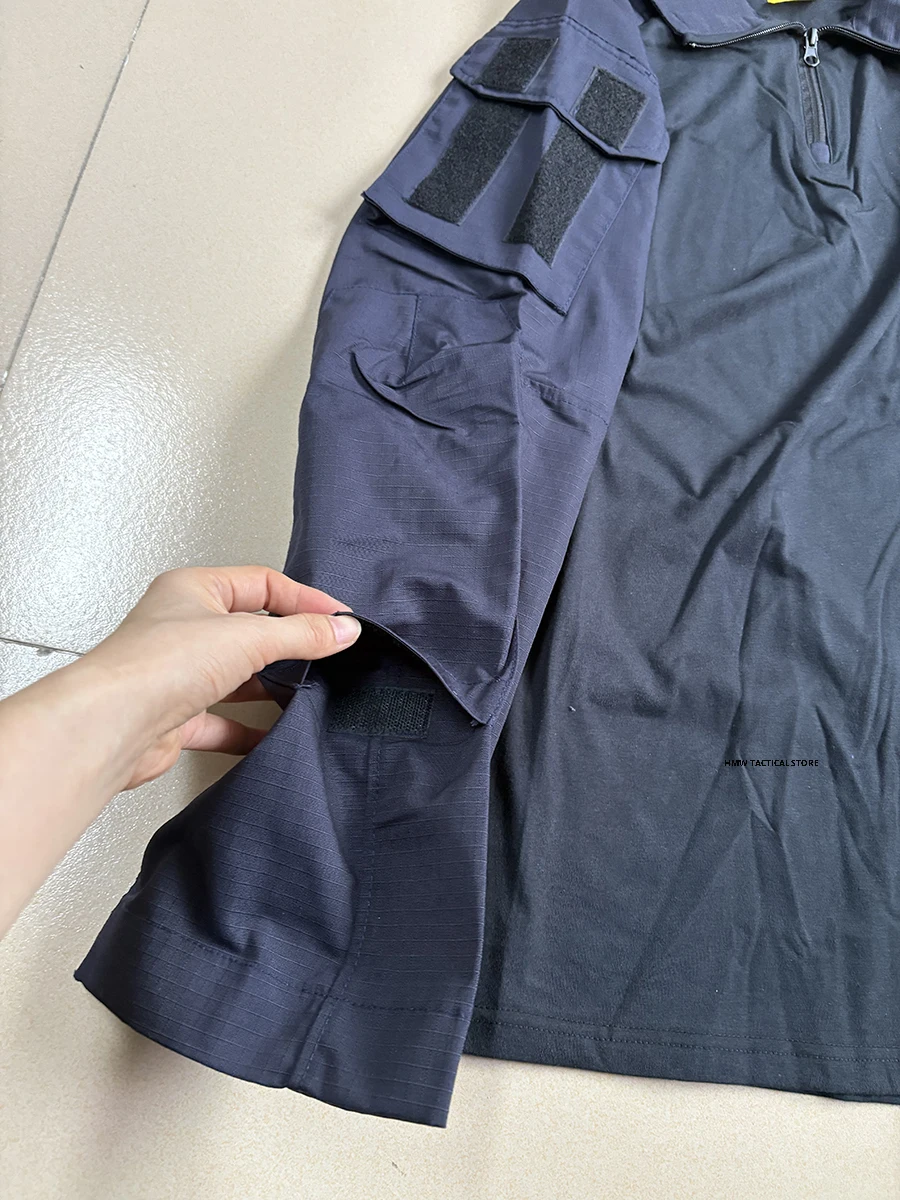HMW Traje de rana táctico de entrenamiento azul oscuro para combate - imagen 4