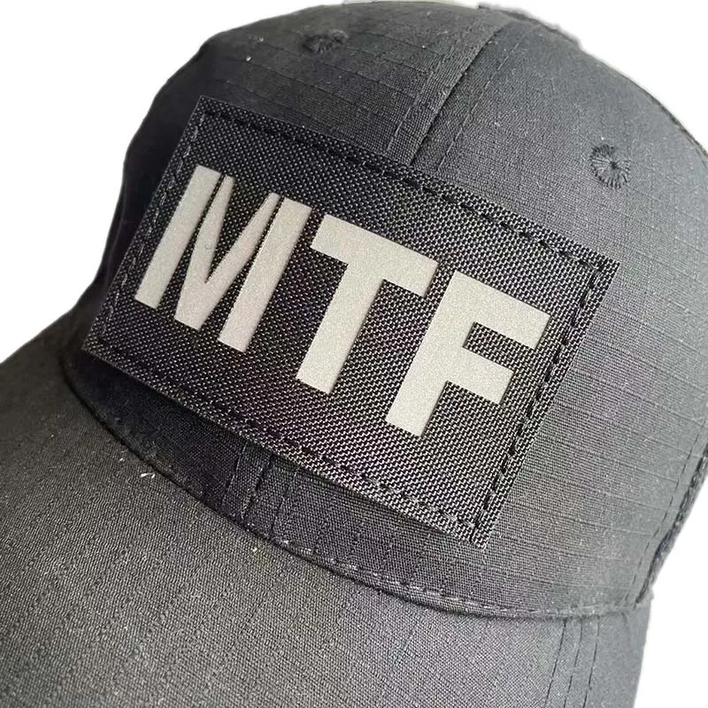 Parche táctico reflectante SCP MTF – Velcro para mochila - imagen 3