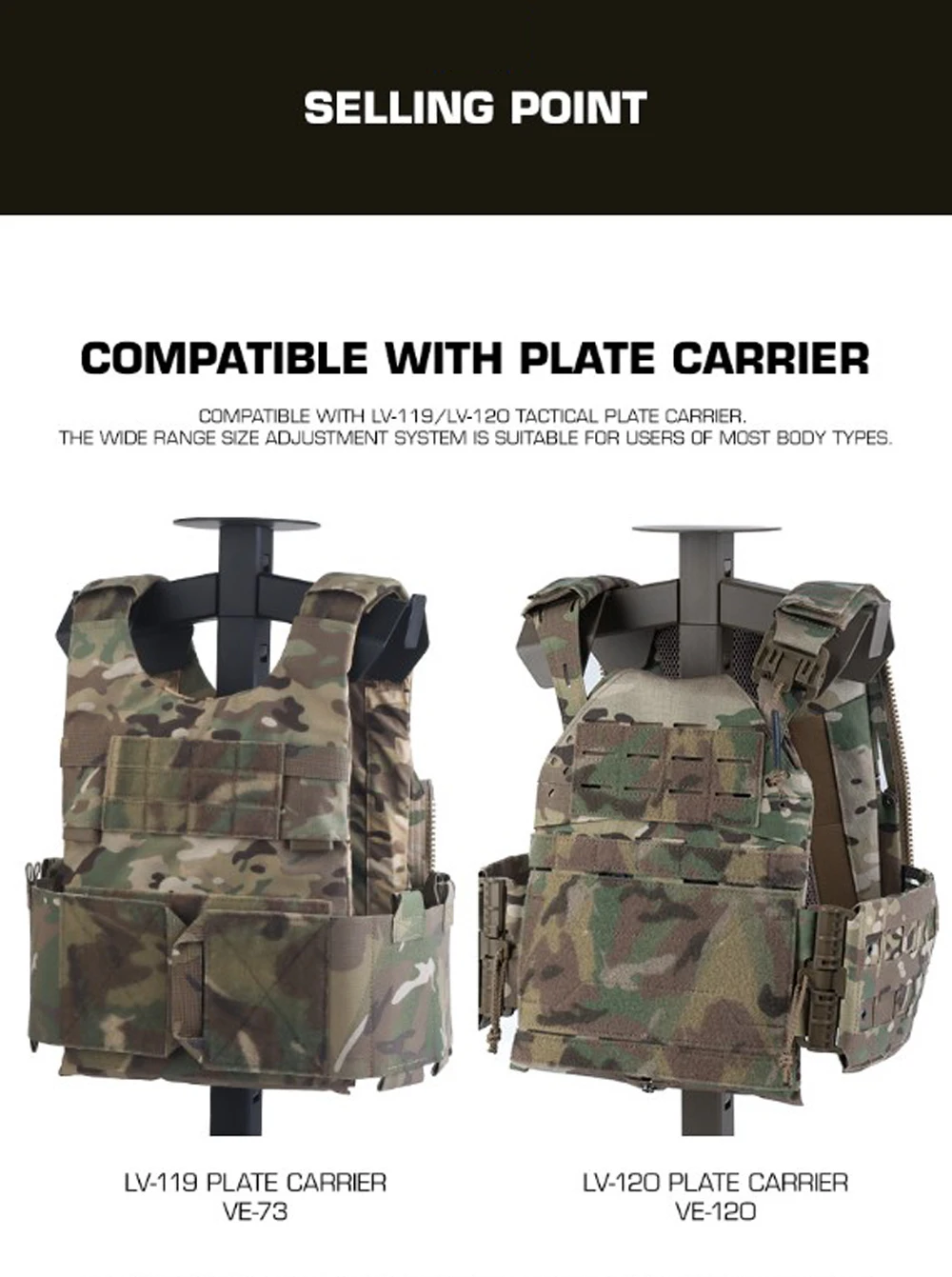 Cordura y acabado del cinturón