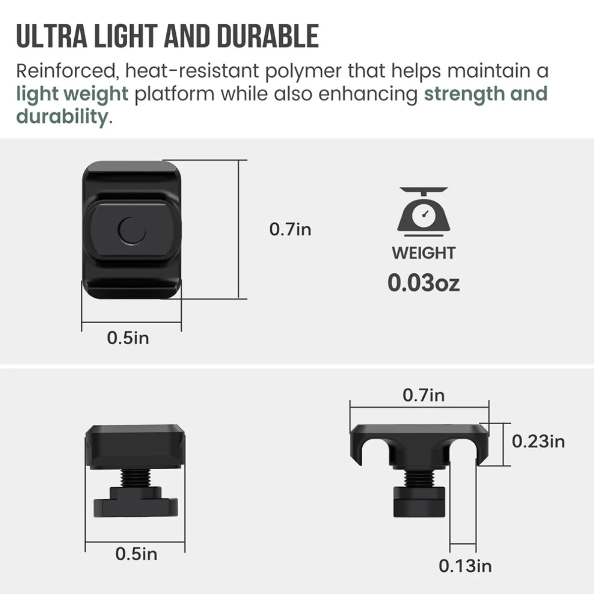 Clips M-LOK para Cable de Interruptor de Presión en Picatinny - imagen 4