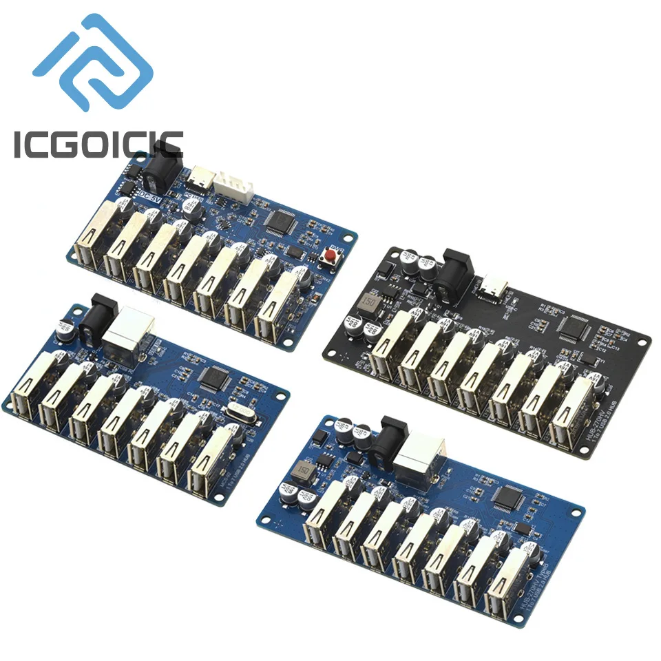 Hub USB 2.0 Raspberry Pi con alimentación externa listo para usar - imagen 4