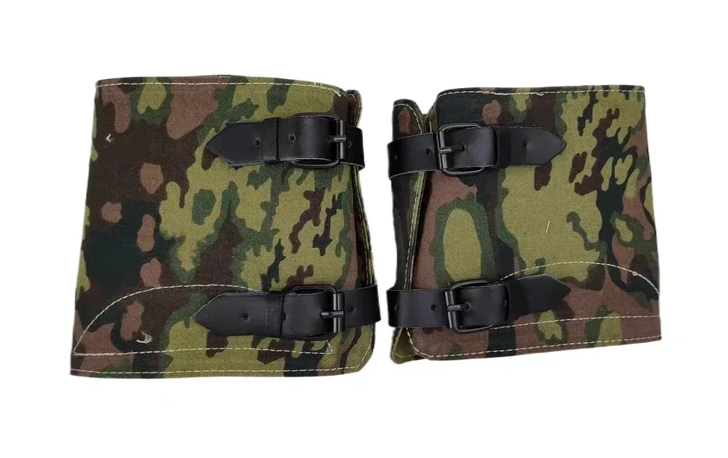 Leggings tácticos de lona soldado montaña alemán WWII para outdoor