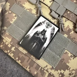 Parche táctico Knight Morale de gancho y bucle escudo cruzado