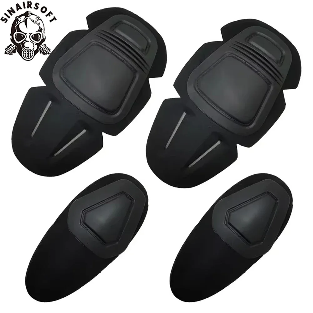 Rodilleras tácticas acolchadas con coderas para airsoft y paintball - imagen 2
