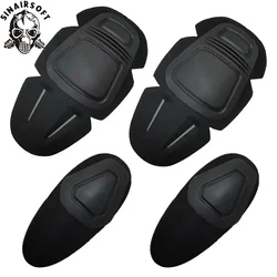 Rodilleras tácticas acolchadas con coderas para airsoft y paintball