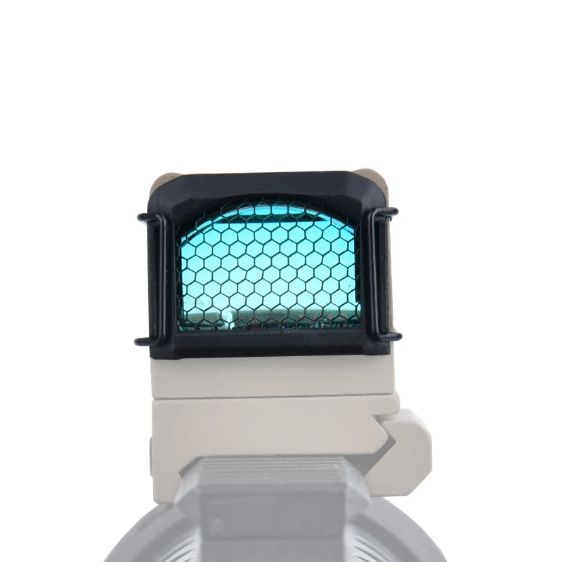 Protector para visera de casco con malla metálica panal - imagen 4