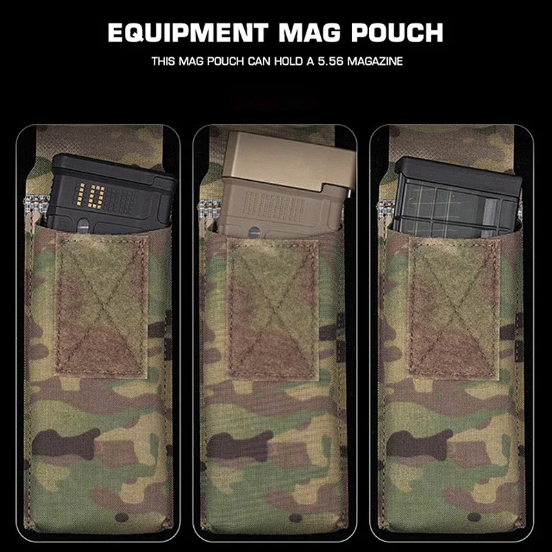 Portacargador Molle individual para M4/M16/AR-15 5.56mm bolsa rifle - imagen 2