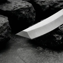 Cuchillo fijo acero para exteriores y emergencias de camping