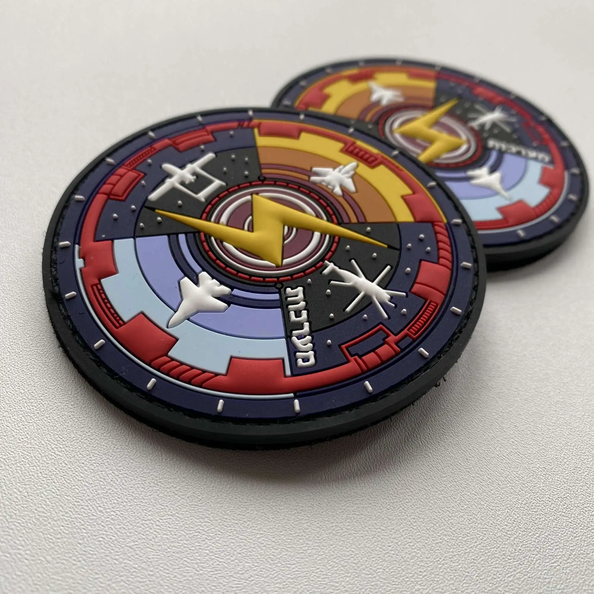 Parche PVC 3D personalizado con velcro para ropa táctica - imagen 4