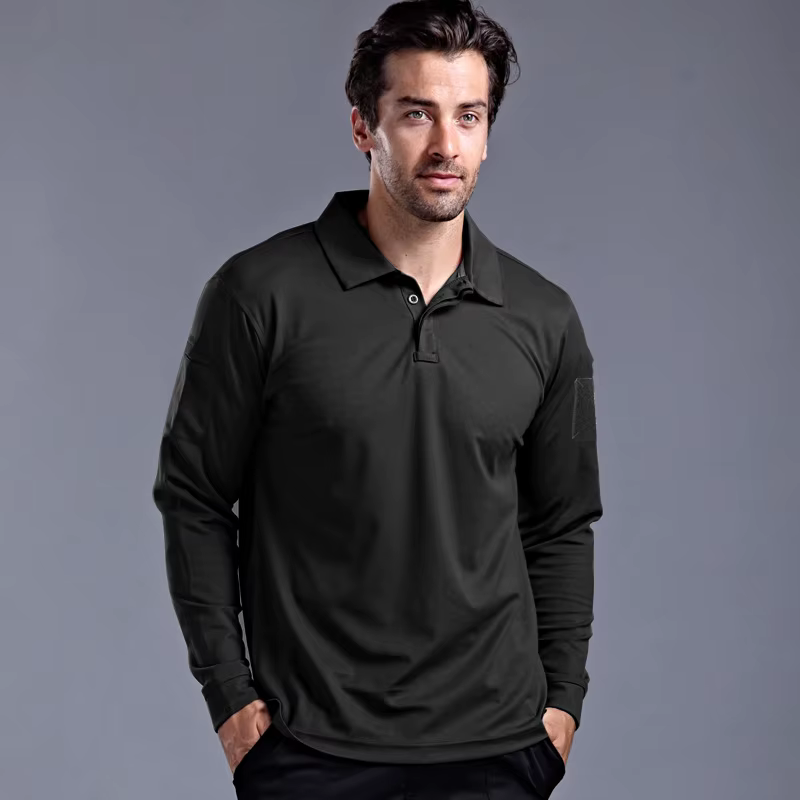 Camiseta manga larga hombre transpirable secado rápido running - imagen 5