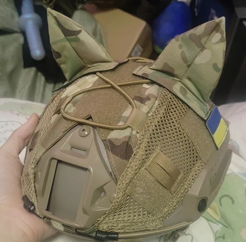 Casco táctico con orejas de gato para airsoft y cosplay - imagen 5