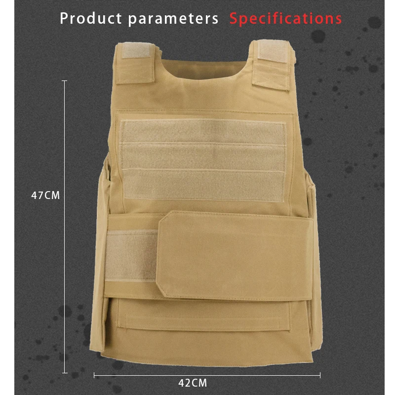 Chaleco táctico MOLLE acolchado para airsoft y paintball - imagen 2