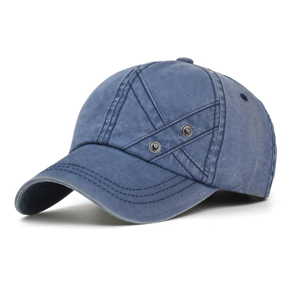 Gorra de béisbol de algodón lavado vintage ajustable perfil bajo - imagen 5