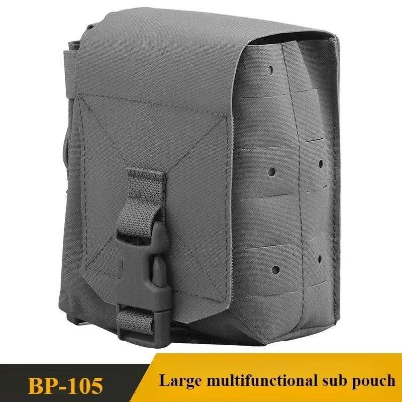 Bolsa táctica MOLLE multiusos grande para radio y herramientas - imagen 4