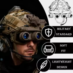 Casco táctico Airsoft FAST con NVG, auriculares y luces de señalización