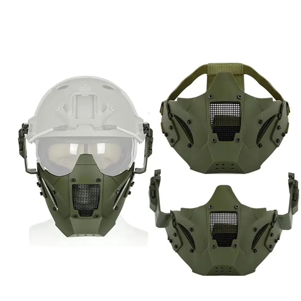 Iron Warrior máscara táctica media cara para paintball con FAST - imagen 3