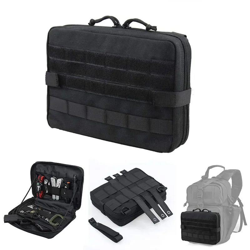 Bolsa médica táctica MOLLE EDC con soporte teléfono y herramientas - imagen 4