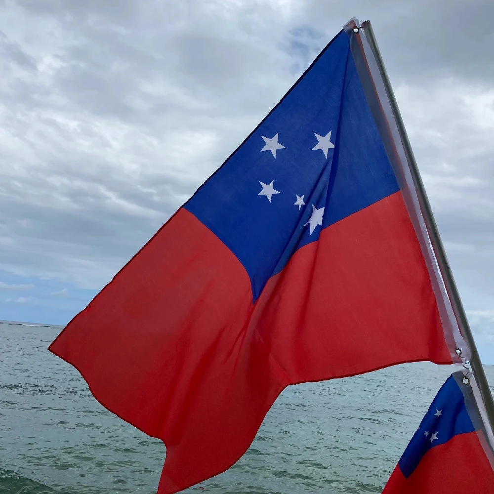 FLAGLINK bandera Samoa para exterior resistente al clima duradera - imagen 2