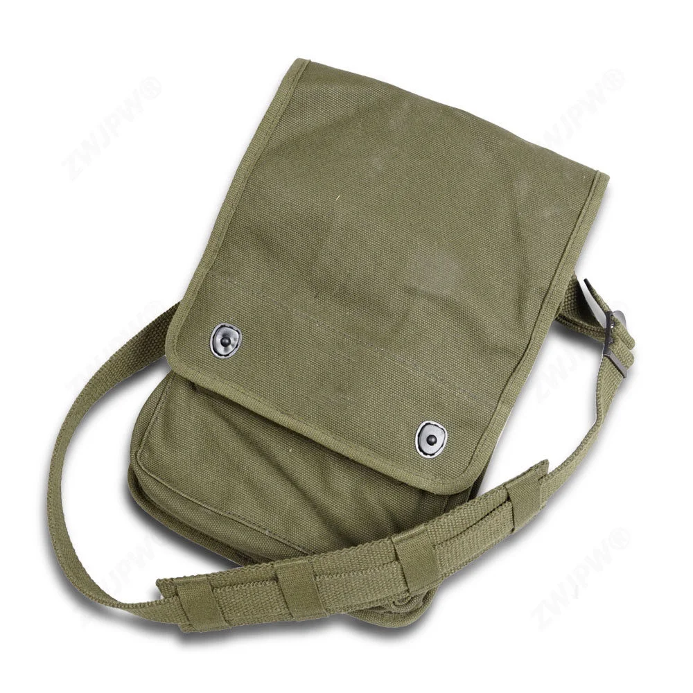 Bolsa táctica lona M1943 para mapas, mochila militar vintage retro - imagen 2