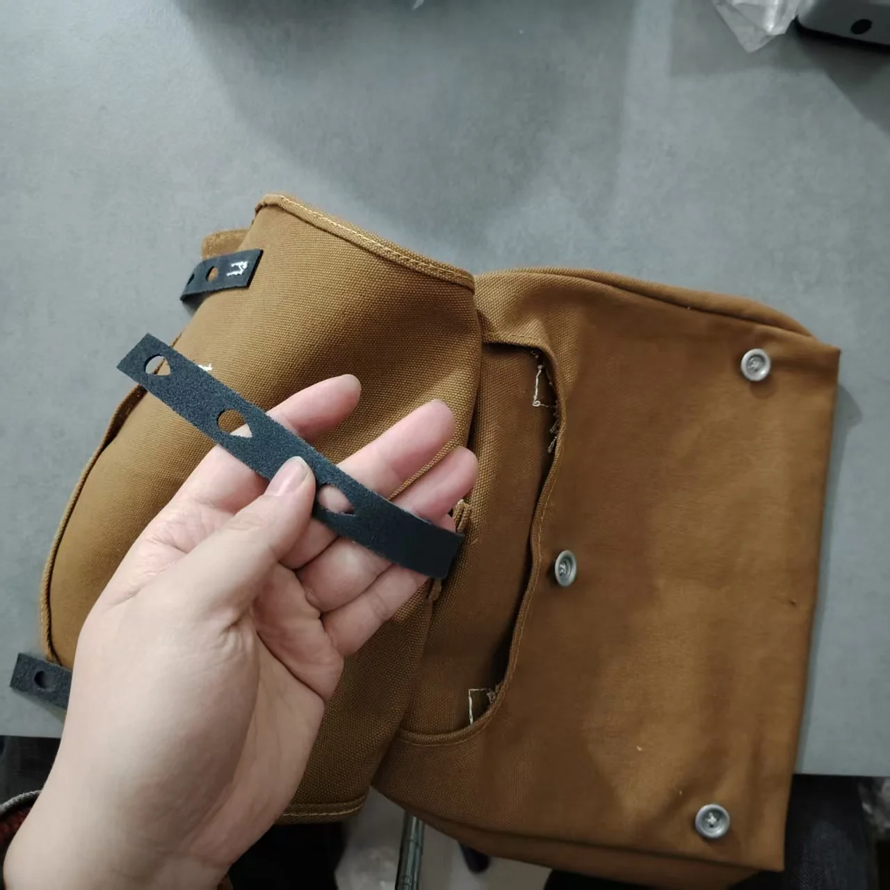 Ejército Alemán M40 bolsa pan campaña para grano seco - imagen 2