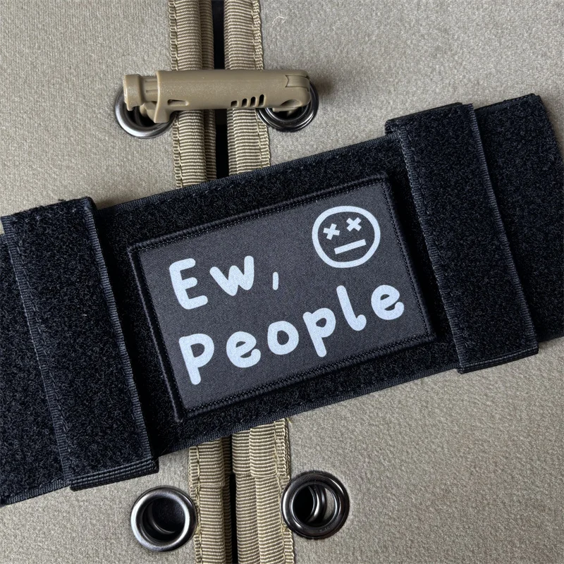Parche de moral táctico Ew, People para mochila y brazalete - imagen 5
