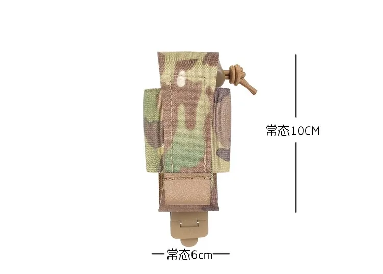 Pouch con vista lateral y perfil para MOLLE