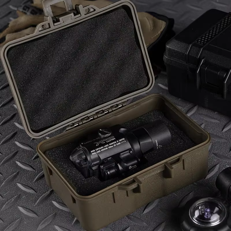 Estuche táctico impermeable EDC – Dos tamaños con linterna médica y protección láser - imagen 5