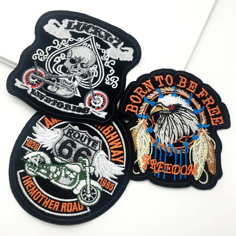Parche bordado águila Punk termoadhesivo – Táctico para chaqueta o ropa - imagen 2