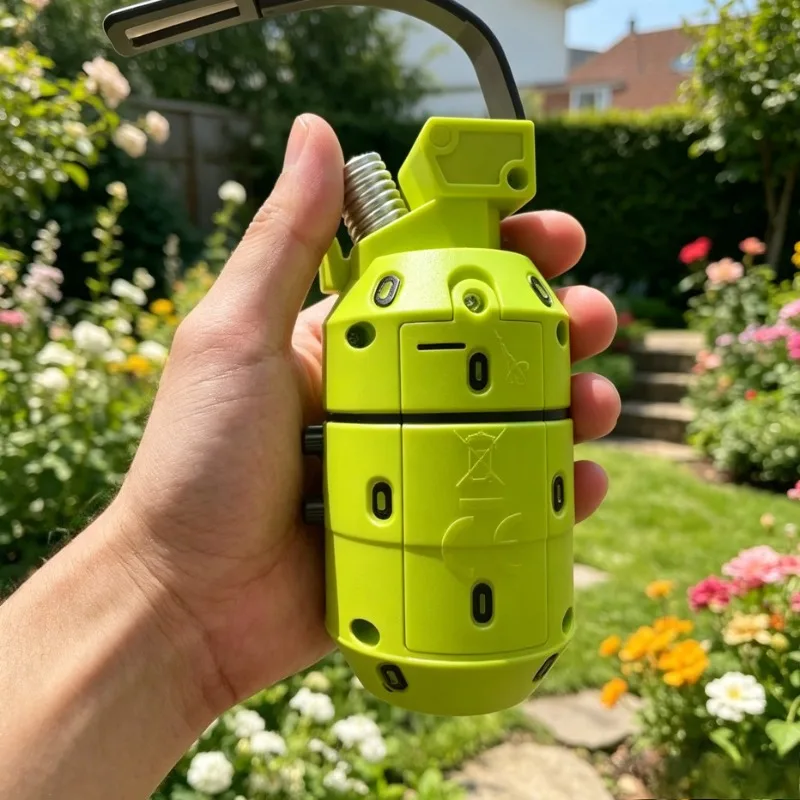 Bláster de pelotas blandas resortero verde con cargador abatible