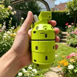 Bláster de pelotas blandas resortero verde con cargador abatible