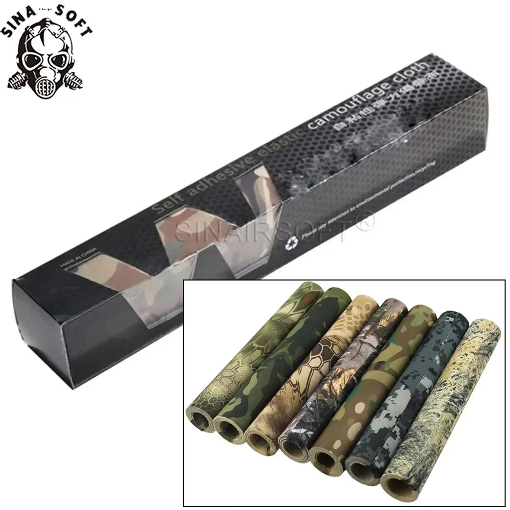 Cinta táctica para armas de vinilo impermeable camuflaje