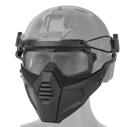 Protector facial táctico transpirable para airsoft y paintball