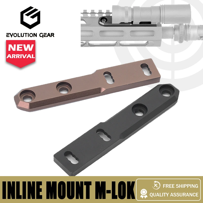 Soporte adaptador linterna táctica M-LOK para caza - imagen 3